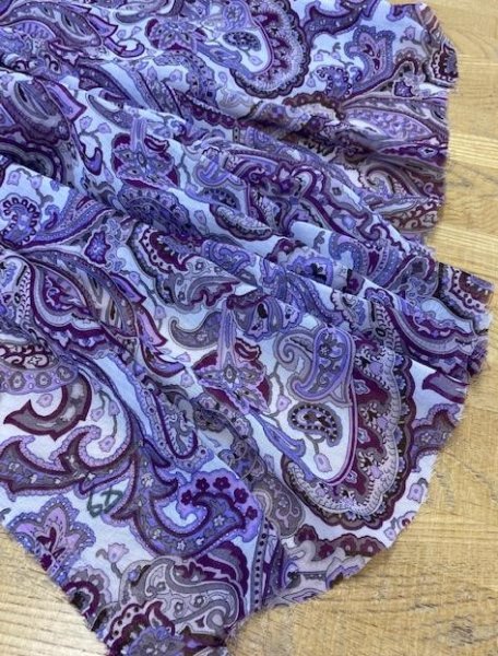 画像5: 生地:ペイズリー柄(パープル) (5)