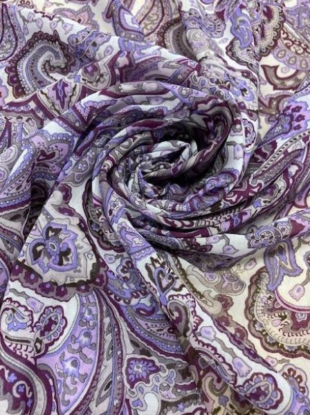 画像6: 生地:ペイズリー柄(パープル) (6)