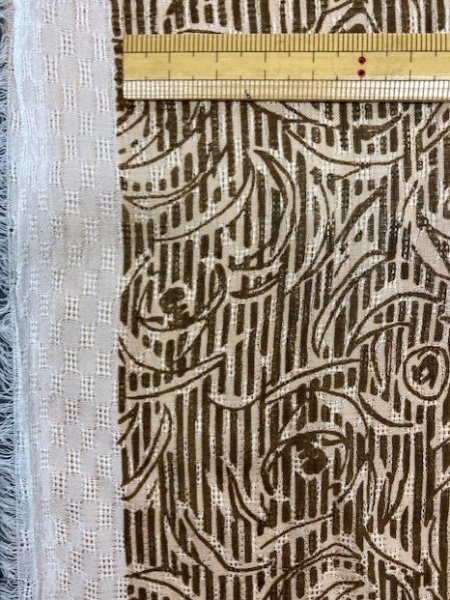 画像4: 生地:薔薇柄(茶) (4)