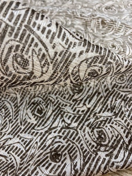 画像3: 生地:薔薇柄(茶) (3)