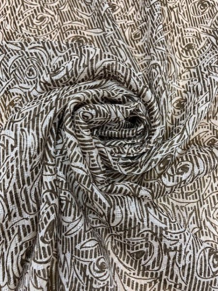 画像7: 生地:薔薇柄(茶) (7)