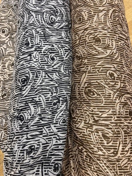 画像8: 生地:薔薇柄(濃紺) (8)