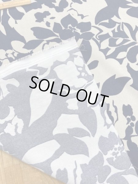 画像5: 生地：花柄（グレージュ／紺） (5)