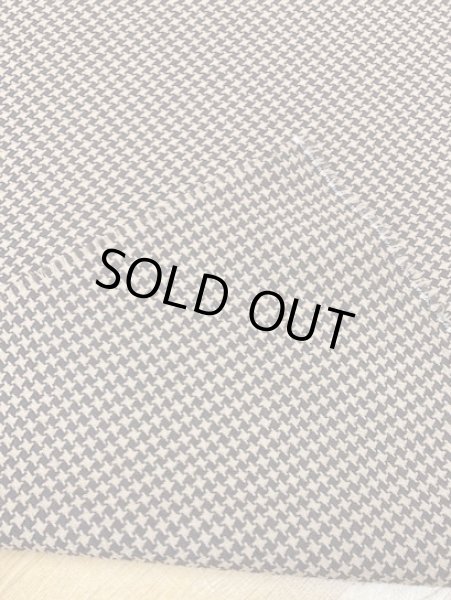 画像5: 生地:千鳥格子柄ウール(茶/ベージュ) (5)