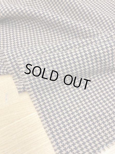 画像3: 生地:千鳥格子柄ウール(茶/ベージュ) (3)