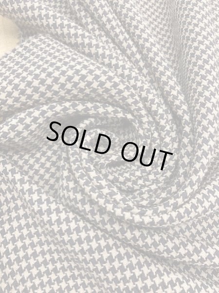 画像6: 生地:千鳥格子柄ウール(茶/ベージュ) (6)