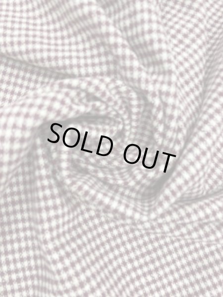 画像6: 生地:チェック柄ウールストレッチ(エンジ/ベージュ) (6)