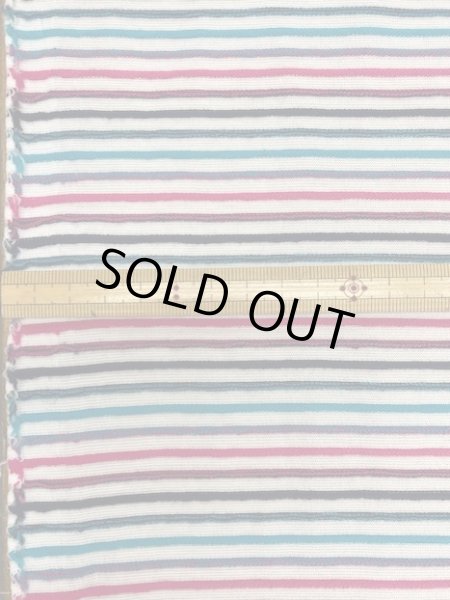 画像2: 生地：マルチボーダー（白／カラー） (2)