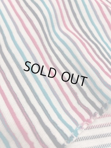 画像5: 生地：マルチボーダー（白／カラー） (5)