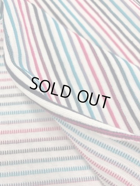 画像4: 生地：マルチボーダー（白／カラー） (4)