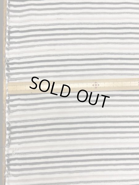 画像2: 生地:マルチボーダー(白/モノトーン) (2)