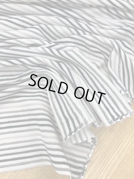 画像5: 生地:マルチボーダー(白/モノトーン) (5)