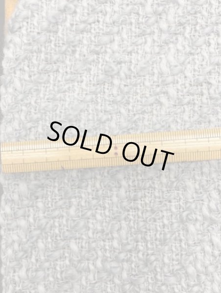 画像2: 生地:変わり織りウール(ライトグレー) (2)