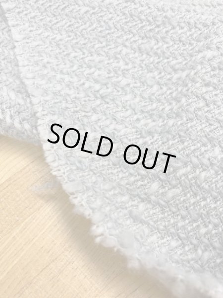 画像4: 生地:変わり織りウール(ライトグレー) (4)