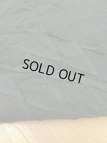 画像3: 生地:綿ひし形パッチワーク(黒) (3)