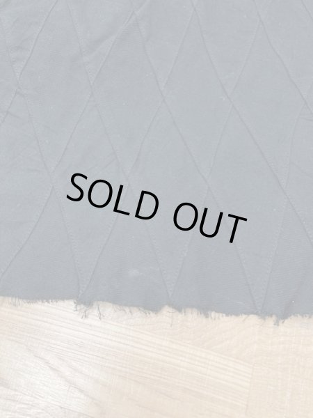 画像5: 生地:綿ひし形パッチワーク(黒) (5)