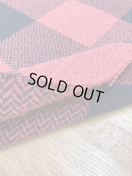 画像3: 生地: へリンボンチェック(赤/黒) (3)