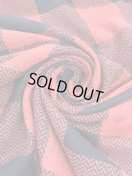 画像6: 生地: へリンボンチェック(赤/黒) (6)