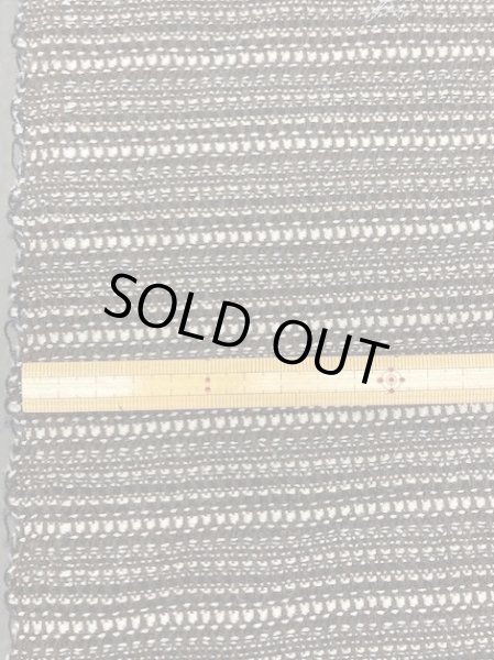 画像2: 生地： ボーダーウール（茶系） (2)