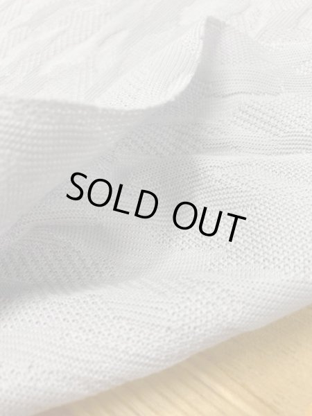 画像4: 生地:迷彩ジャガードニット(ライトグレー) (4)