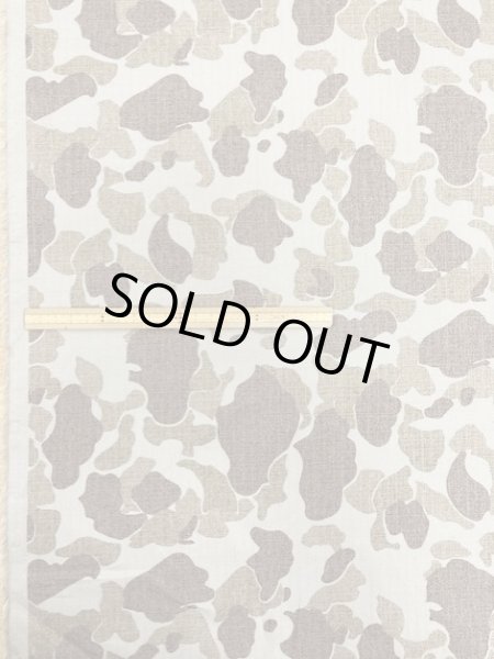 画像1: 生地： 迷彩柄綿リップストップ（ベージュ） (1)