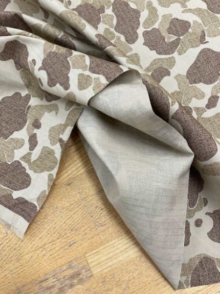 画像5: 生地: 迷彩柄綿リップストップ(ベージュ) (5)