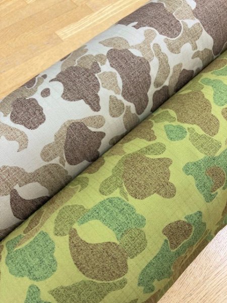 画像7: 生地: 迷彩柄綿リップストップ(ベージュ) (7)