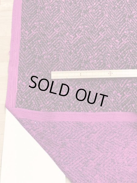 画像2: 生地:ヘリンボーン編み柄シルク(ピンク) (2)