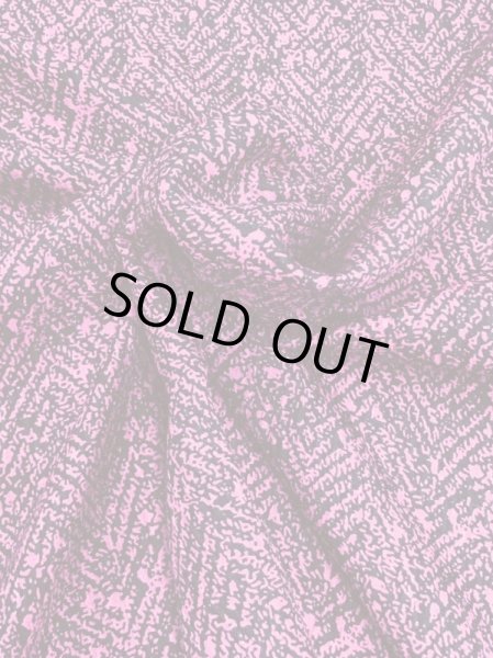 画像3: 生地:ヘリンボーン編み柄シルク(ピンク) (3)