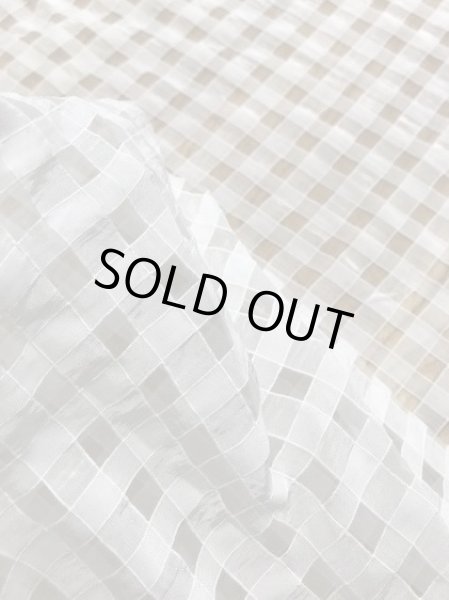 画像2: 生地:ポリエステルスクエアレース(白) (2)