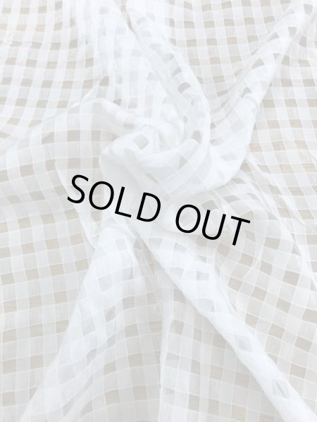 画像3: 生地:ポリエステルスクエアレース(白) (3)