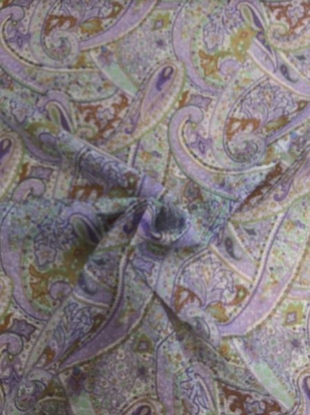 画像4: 生地:ペイズリー柄(ラベンダー系) (4)