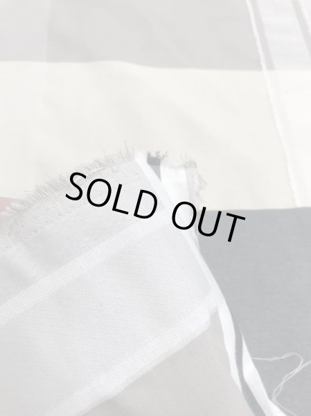 画像2: 生地:大柄チェック(グレー系) (2)