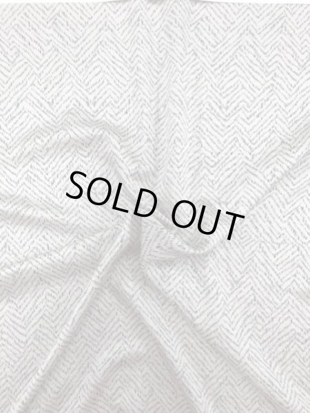 画像3: 生地:シェブロン柄シルク(ベージュ/グレー・黒) (3)