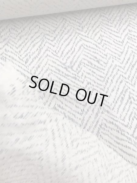 画像5: 生地:シェブロン柄シルク(ベージュ/グレー・黒) (5)