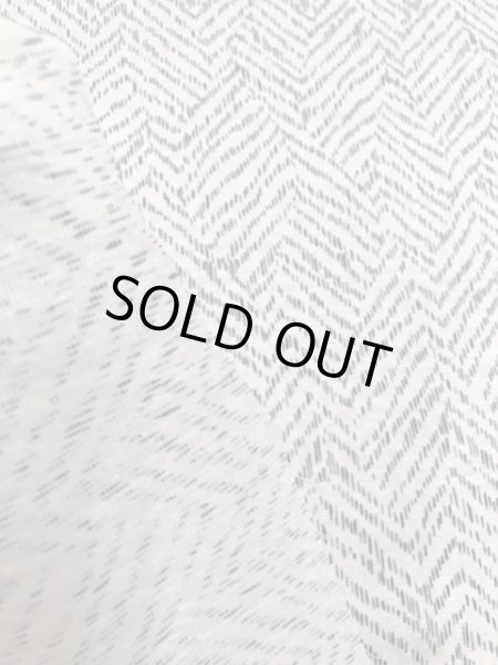 画像6: 生地:シェブロン柄シルク(ベージュ/グレー・黒) (6)