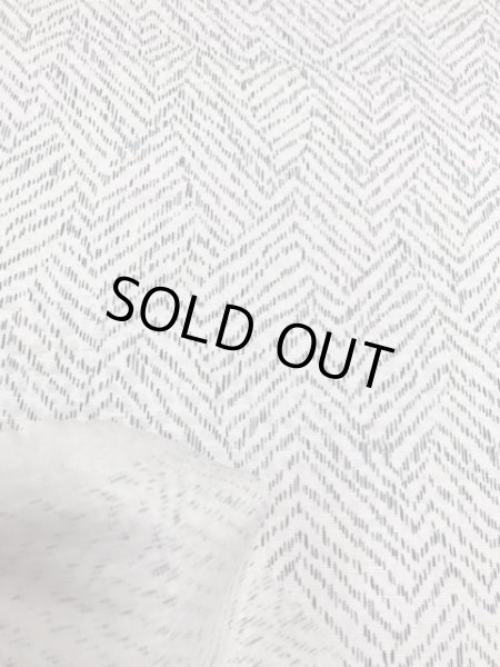 画像7: 生地:シェブロン柄シルク(ベージュ/グレー・黒) (7)