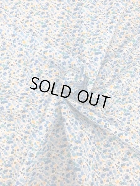 画像6: 生地:水彩丸柄(白/青系) (6)