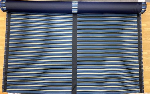 画像3: 生地:UV超撥水加工生地(紺ボーダーパネル) (3)