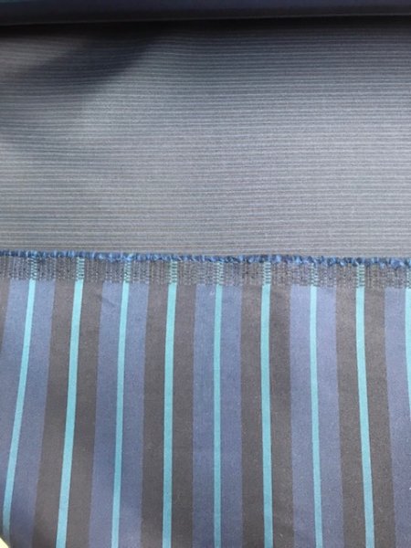 画像3: 生地:UV超撥水加工生地(紺ボーダー) (3)