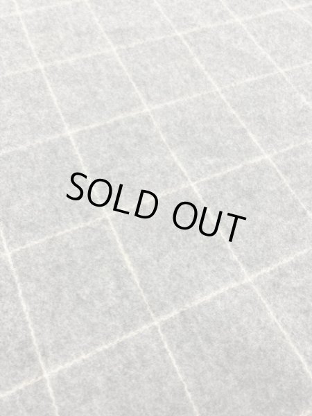 画像3: 生地:格子柄ウール(グレー) (3)