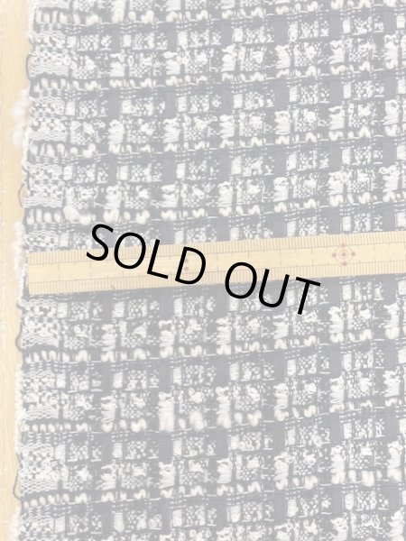 画像2: 生地:ポリ混ファンシーヤーンツイード(紺) (2)