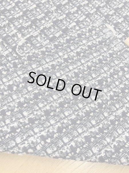 画像3: 生地:ポリ混ファンシーヤーンツイード(紺) (3)