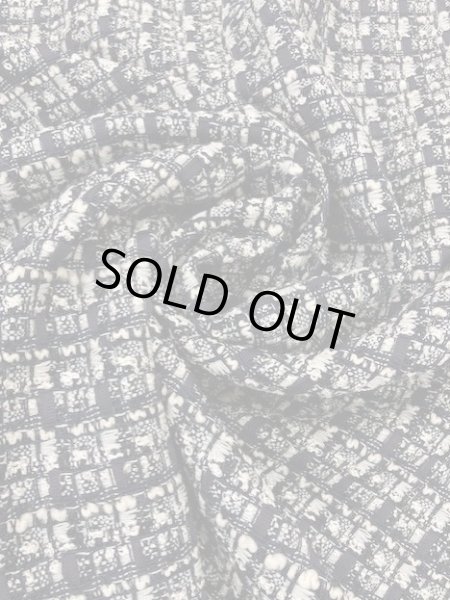 画像6: 生地:ポリ混ファンシーヤーンツイード(紺) (6)