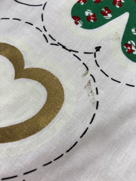 画像8: 生地:クリスマスオーナメント60cmパネル(少々難あり) (8)