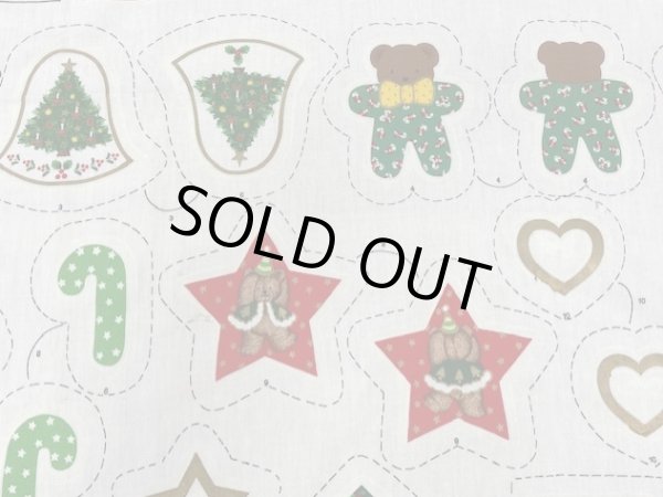 画像4: 生地：クリスマスオーナメント60cmパネル（少々難あり） (4)