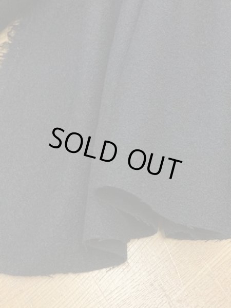 画像3: 生地:厚手ウールジョーゼット(紺) (3)