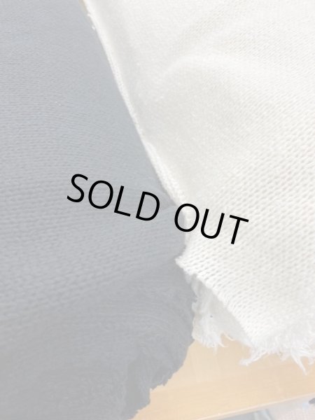 画像7: 生地:手編み風ニット(黒) (7)