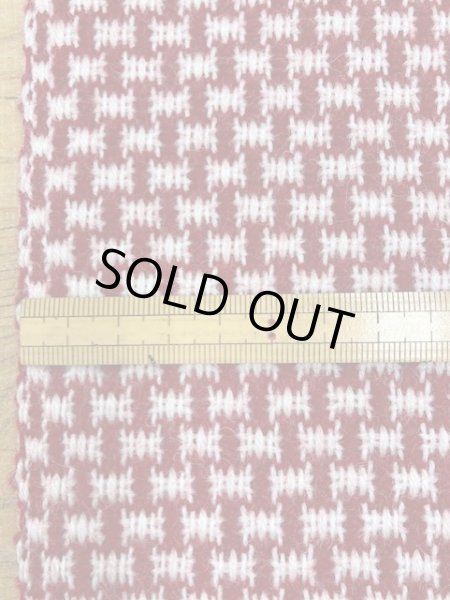 画像2: 生地:和風編みウール(赤) (2)