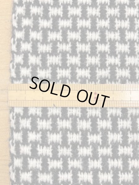 画像2: 生地:和風編みウール(黒) (2)